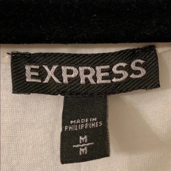 Express Sleeveless Yellow Striped Top Tank Medium - Picture 3 of 5